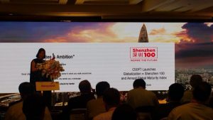 Shunee Yee speaks at the Honeywell's China Investors Week