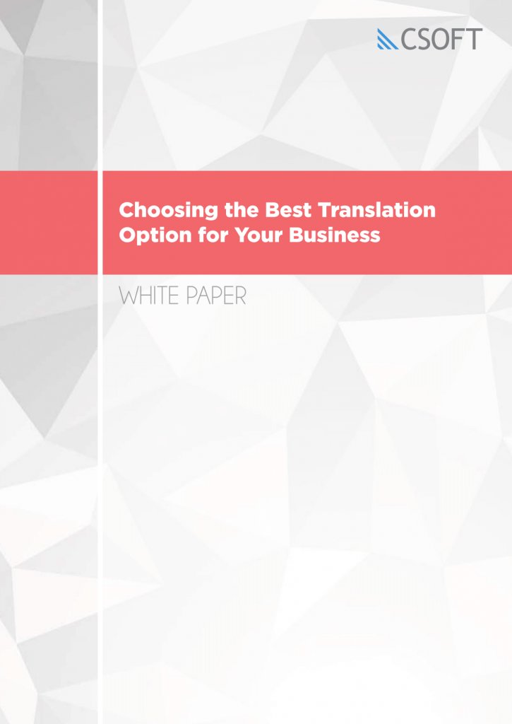 choosing the best translation option white paper