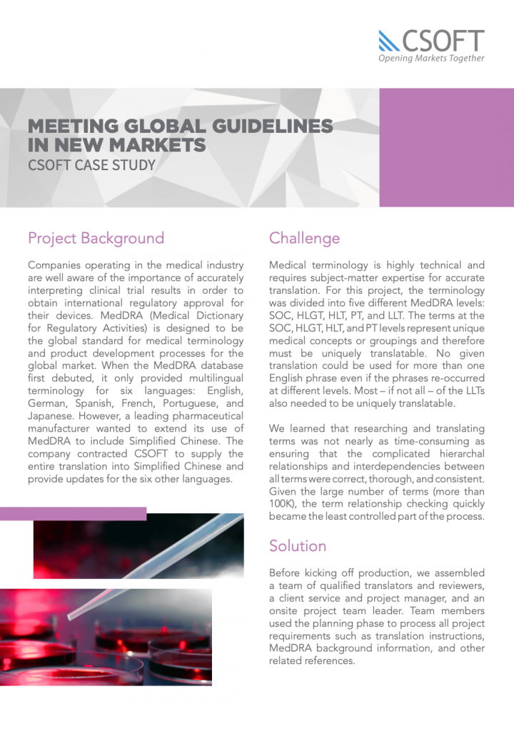 meeting guidelines meddra