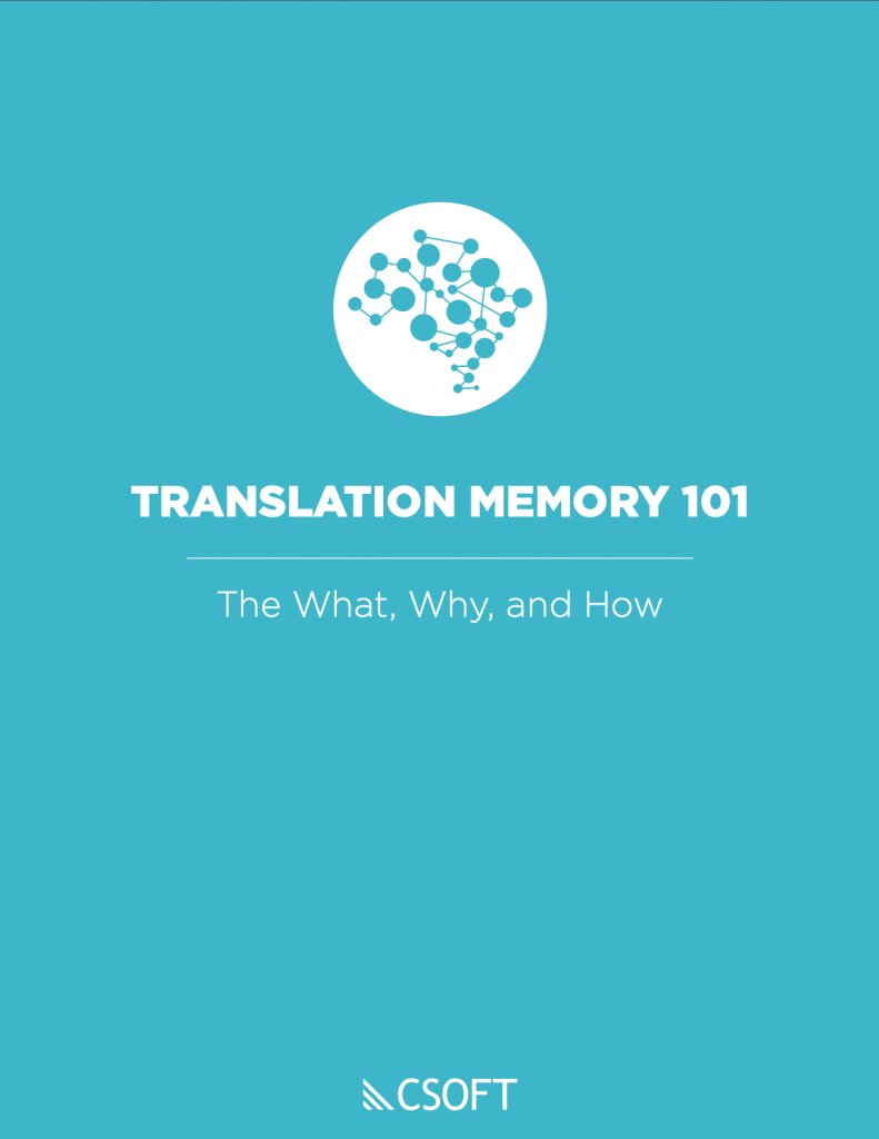 translation memory 101 white paper cover